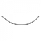 Zurn Z80000-VH White Vinyl Hose with 3/8in Male Ends.