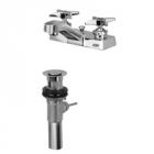 Zurn Z81102-XL-P 4in Centerset  Four Arm Hles  Pop-Up Drain Lead-free