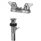 Zurn Z81103-XL-P 4in Centerset  Dome Lever Hles  Pop-Up Drain Lead-free