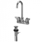 Zurn Z812A3-XL-P Centerset  3-1/2in Gooseneck, Dome Lever Hles  Pop-Up Drain Lead-free