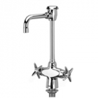 Zurn Z826T2-XL Double Lab Faucet  4-1/2in Vacuum Breaker Spout  Four Arm Hles Lead-free