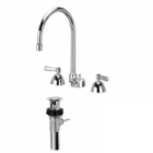 Zurn Z831C1-XL-P Widespread  8in Gooseneck, Lever Hles  Pop-Up Drain Lead-free