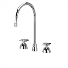 Zurn Z831C2-XL Widespread  8in Gooseneck  Four-Arm Hles Lead-free