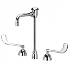 Zurn Z831T6-XL Lead-Free Widespread  4-1/2in Vacuum Breaker Spout  6in Wrist Blade Hles.