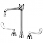 Zurn Z831U6-XL Lead-Free Widespread  6in Vacuum Breaker Spout  6in Wrist Blade Hles.