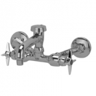Zurn Z841Q2 Service Sink Faucet  6in Vacuum Breaker Spout, Four-Arm Hles  Aerated Outlet.