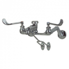 Zurn Z842D6-LSI-5XT Clinical Service Sink Faucet  6in Wrist Blade Hles, Bottom Brace  3/4in Hose End