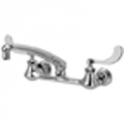 Zurn Z842G4-XL Sink Faucet  8in Cast Spout  4in Wrist Blade Hles. Lead-free