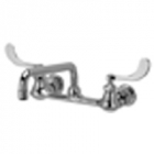 Zurn Z842H4 Sink Faucet  12in Tubular Spout  4in Wrist Blade Hles.