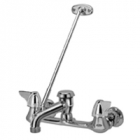 Zurn Z842M3 Sink Faucet  6in Vacuum Breaker Spout, Dome Lever Hles, Pail Hook, 3/4in Hose End  Brace