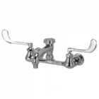 Zurn Z842Q6 Sink Faucet  6in Vacuum Breaker Spout, 6in Wrist Blade Hles  Aerated Outlet.