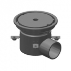Zurn Z1820-8B 8in Diameter Side Outlet Industrial Floor Drain