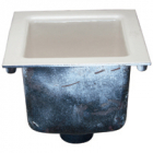 Zurn Z1901 12x12 Sani-Flor Receptor 8in Sump Depth