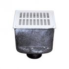 Zurn Z1910 8x8 Sani-Flor Receptor 6in Sump Depth