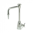 Zurn Z825V2-6M Single Lab Faucet  8in Vacuum Breaker Spout, Serrated Nozzle Outlet  Four Arm Hle