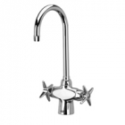 Zurn Z826B2-XL Double Lab Faucet  5-3/8in Gooseneck  Four Arm Hles Lead-free