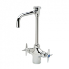 Zurn Z826U2-XL Double Lab Faucet  6in Vacuum Breaker Spout  Four Arm Hles Lead-free