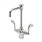 Zurn Z826U4-XL Double Lab Faucet  6in Vacuum Breaker Spout  4in Wrist Blade Hles Lead-free
