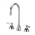 Zurn Z831B1-XL-ICT Widespread  5-3/8in Gooseneck  Lever Hles, Interconnecting Copper Tubes Lead-free