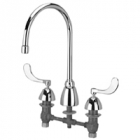 Zurn Z831C4-XL-ICT Widespread  8in Gooseneck  4in Wrist Blade Hles, Interconnecting Copper tubes Lea