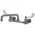 Zurn Z842I4 Sink Faucet  14in Tubular Spout  4in Wrist Blade Hles.