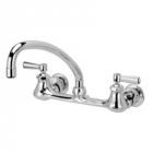 Zurn Z842J1-15F Back-Mounted Faucet  9-1/2in Tubular Spout  Lever Hles