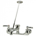 Zurn Z842M1 Sink Faucet  6in Vacuum Breaker Spout, Lever Hles, Pail Hook, 3/4in Hose End  Brace