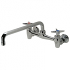 Zurn Z843H2-XL Sink Faucet  12in Tubular Spout  Four-Arm Hles. Lead-free