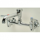 Zurn Z843N1 Sink Faucet  6in Vacuum Breaker Spout, Lever Hles  3/4in Hose End .
