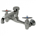 Zurn Z843N2 Sink Faucet  6in Vacuum Breaker Spout, Four-Arm Hles  3/4in Hose End&nbsp;