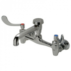 Zurn Z843N4 Sink Faucet  6in Vacuum Breaker Spout, 4in Wrist Blade Hles  3/4in Hose End .