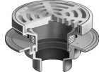 MIFAB Series F1100-C-N7 / F1100-C-N9 Floor Drain w 7&quot; or 9&quot; Tractor Grate Non-Membrane