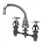 Zurn Z831J2 Widespread  9-1/2in Tubular Spout  Four-Arm Hles.
