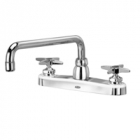 Zurn Z871H2-XL Kitchen Sink Faucet  12in Tubular Spout  Four-Arm Hles. Lead-free