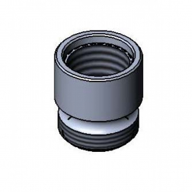 T&amp;S BRASS 000552-25 ADAPTER 3/4-14UN MALE X 5/8-27UN FEMALE