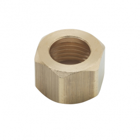 T&amp;S BRASS 000958-20 BRASS COUPLING NUT 1/2&quot; NPSM FEMALE THREADS