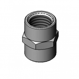 T&amp;S BRASS 001769-40 COUPLING FERG RND 3/8 IPS
