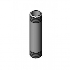 T&amp;S BRASS 002556-40 NIPPLE 1/2&quot; NPT MALE 3-1/2&quot; LONG CHROME