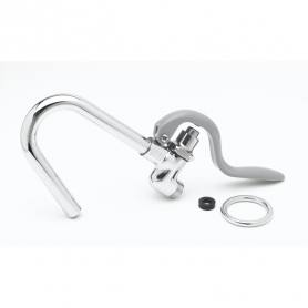 T&amp;S BRASS 002851-40 HOOK NOZZLE AND SELF-CLOSING VALVE (GRAY)