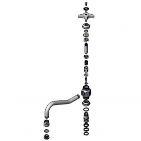 T&amp;S BRASS 002878-40 B-1150 DIVERTER VALVE &amp; NOZZLE ASSEMBLY