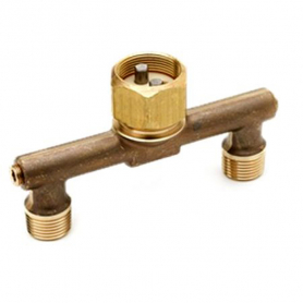 T&amp;S BRASS 002898-40 4&quot; SPREADER ASSEMBLY 1/2&quot; NPT MALE INLETS