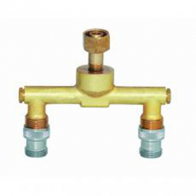 T&amp;S BRASS 002899-40 4&quot; SPREADER UNIT W/ VOLUME CONTROL &amp; CHECKS