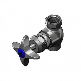 T&amp;S BRASS 002900-40 SHUT-OFF CONTROL VALVE EXPOSED BODY 1/2"NPT