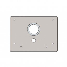 T&amp;S BRASS 005395-45 BOTTOM COVER MV-0771-12R