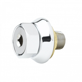 T&amp;S BRASS 00EE 1/2&quot; NPT MALE INLET W/ ADJUSTABLE FLANGE 1&quot;LONG