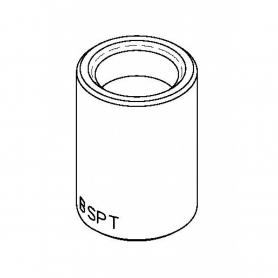 T&amp;S BRASS 011196-25 ADAPTER 1/2&quot; NPT FEMALE X 1/2&quot; BSPT FEMALE