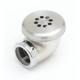 T&amp;S BRASS 011356-45 OVERFLOW HEAD ASSY CHROME PLATED BRASS BODY