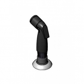 T&amp;S BRASS SIDE SPRAY &amp; HOSE GUIDE, 1/8&quot;NPT MALE X 7&#039; LONG