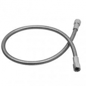 T&amp;S BRASS FLEXIBLE STAINLESS STEEL HOSE, 36&quot; LENGTH, 7/16&quot; I.D