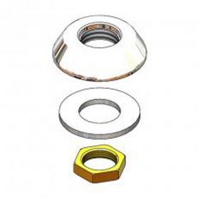 T&amp;S BRASS 016783-40 ADJUSTABLE DECK FLANGE ASSEMBLY